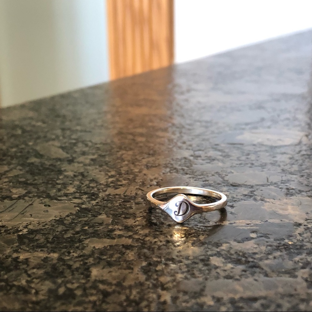 James Avery Petite Signet “D” ring